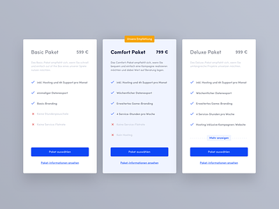 Pricing Table - Focus on recommendation choose pay payment payment method pricing pricing page pricing plan pricing plans pricing table table