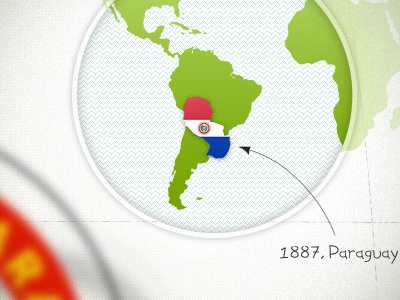 Paraguay on the map