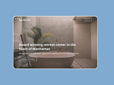 Daily UI Challenge 003 - Landing Page