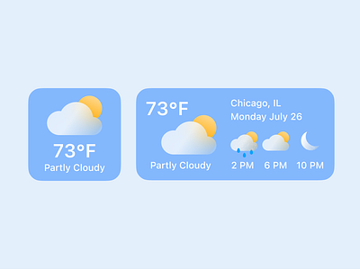 Daily UI Challenge 037 - Weather design ui ux