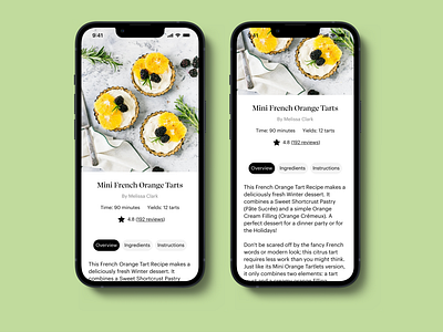 Daily UI 040 - Recipe