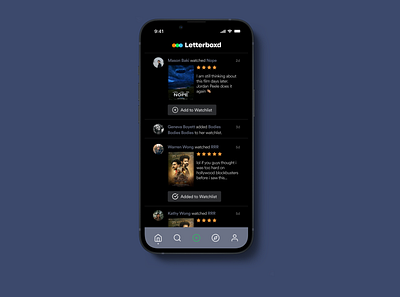 Daily UI Challenge 047 - Activity Feed design ui ux