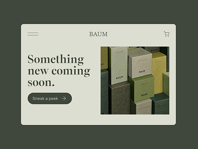 Daily UI Challenge 048 - Coming Soon