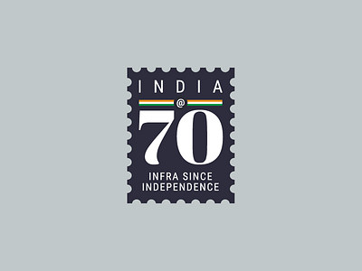 India @ 70 Stamp