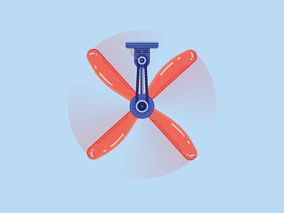 X~ (Day 24/36) 36 days of type alphabet fan turbine illustration india machine science typography vector wind x yatish asthana