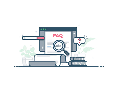 DA FAQ ? app business e commerce faq glossary dictionary illustration india instamojo online ui ux vector web page yatish asthana