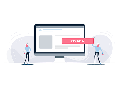 Embed Payment Button illustration instamojo landing page payment button ui ux vector web design website yatish asthana