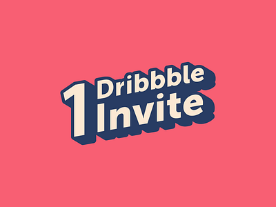 1 Dribbble Invite dribbble giveaway india invitation invite sticker vector yatish asthana