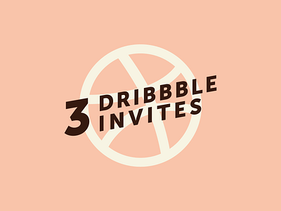 3 Dribbble Invites