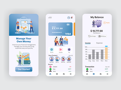 E-Wallet App template