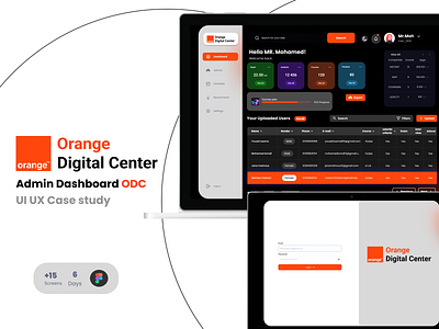 ODC Dashboard - Desktop App | UI/UX Design branding casestudy dashboard design desktop figma graphic design illustration logo ui user user interface ux