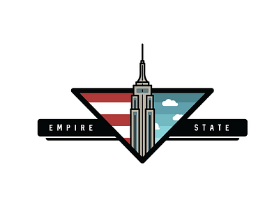 Empire State Building design empire state building illustrator logo
