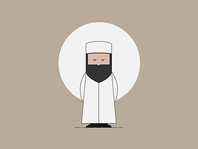 Imam 2d debut illustrator imam islam minimalist religious