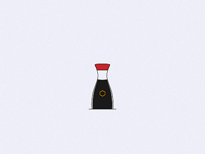 Kiko Soy Sauce condiment illustrator kiko minimalist soy