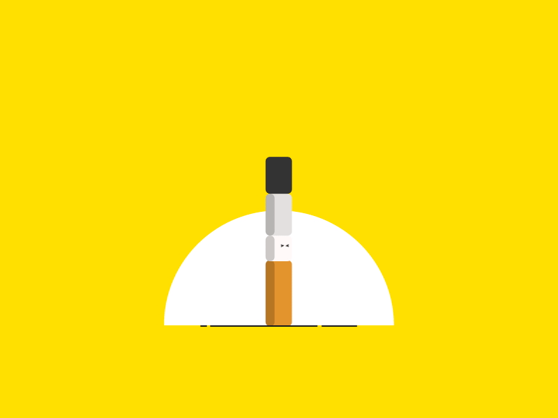 Cigarette Loop ae animated cigarette gif illustrator smoke