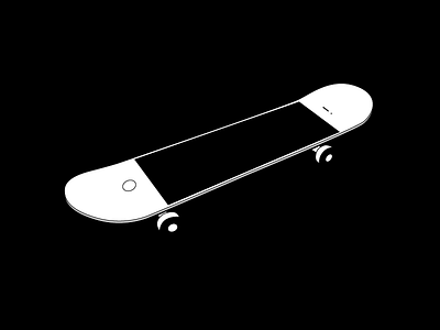Skate (I)Phone black drawing illustrator iphone skate skateboard white