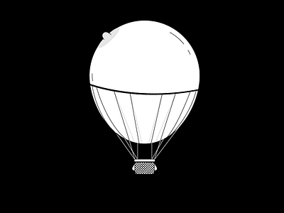 Baloon baloon black boobs fly illustrator white