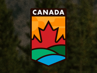 Canada Badge badge canada playoff stickermule