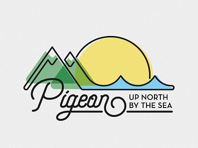 Pigeon - Up North pigeon print skateboard t shirt