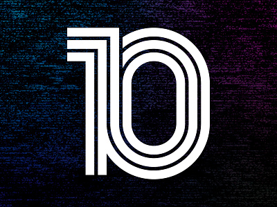 10 year anniversary logo