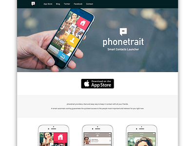 phontra.it app app site landingpage phonetrait website