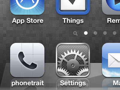 phonetrait (icon II) app design icon ios ios5 iphone phonetrait