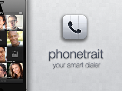 phonetrait - your smart dialer app design feature icon ios iphone kinetik phonetrait ui