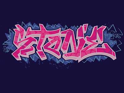 Stone #001 apple pencil graffiti graffiti art graffiti digital illustration procreate procreate app