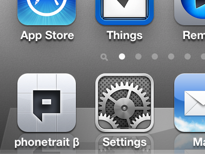 new phonetrait icon app design icon ios ios6 p phonetrait
