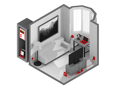 Iso Flat c4d cinema4d isometric