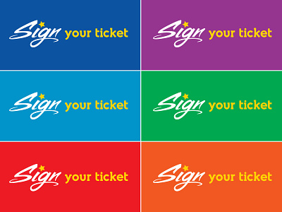 Sign Your Ticket Logo carolina lottery north