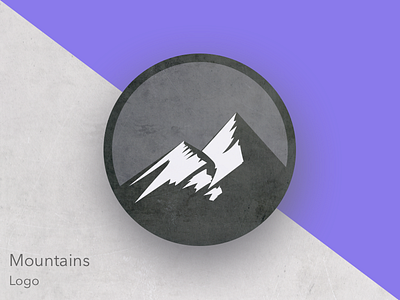 Logo Mountains brand logo mountains rock climber texture ticks