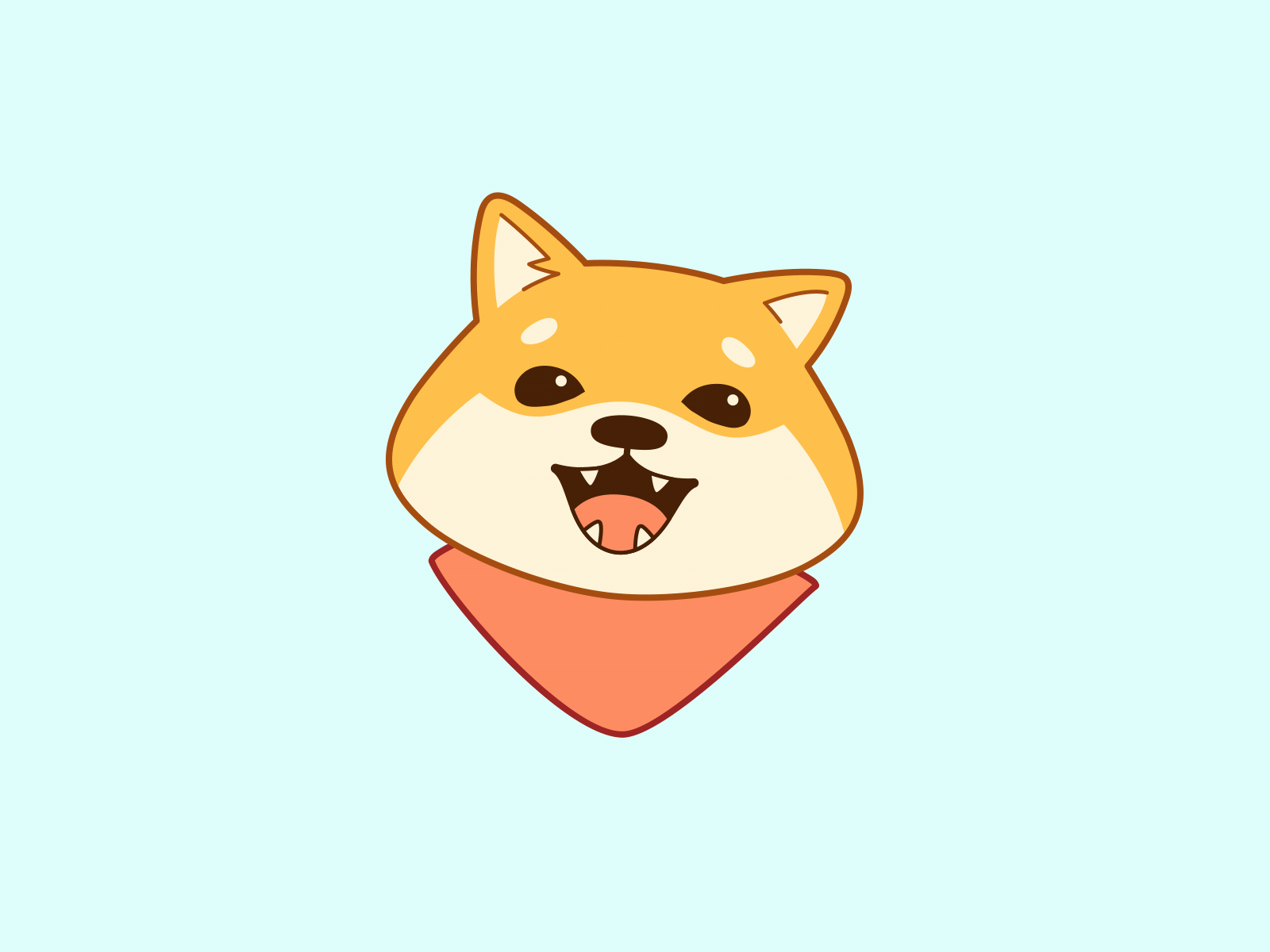 cute smile dog