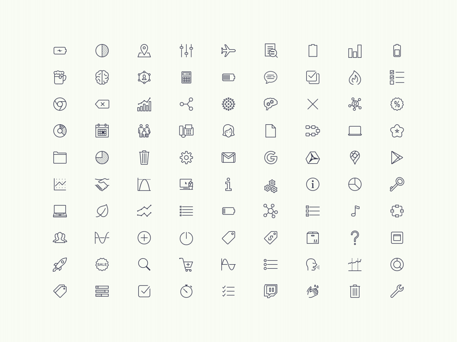 90 Animated Icons in Linear iOS Style by Margarita Ivanchikova for ...
