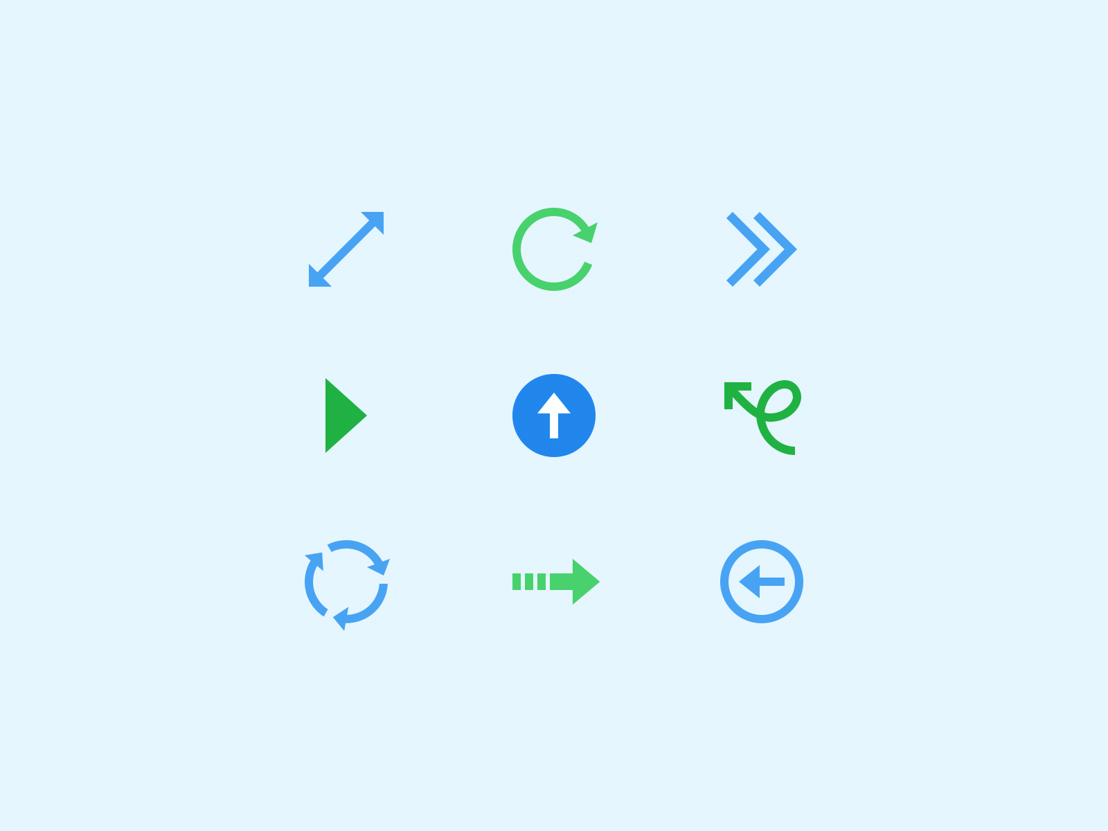 Animated Arrows animated animation arrow drag icon icons microinteraction motion move pull pull to refresh scroll