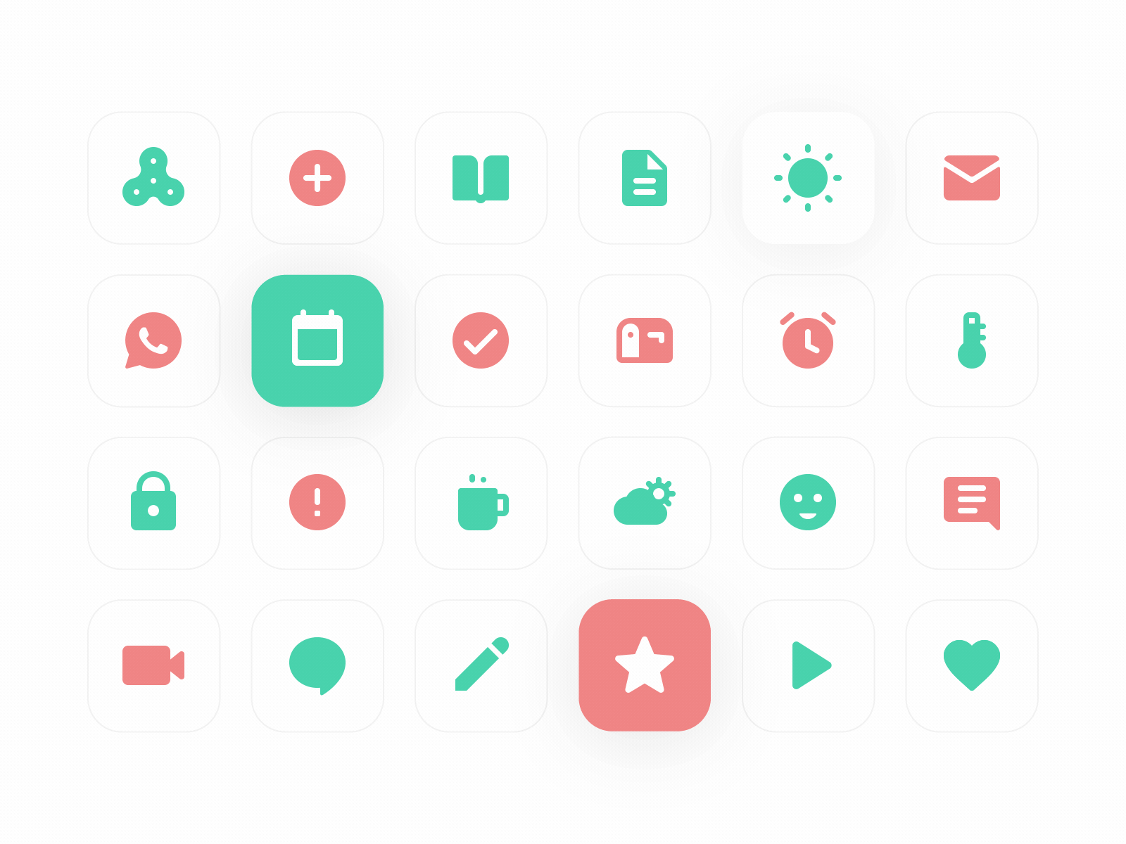 Animated Icons for Microinteractions in UI animated animation flat icon iconography icons material micro interaction microinteraction motion set vector