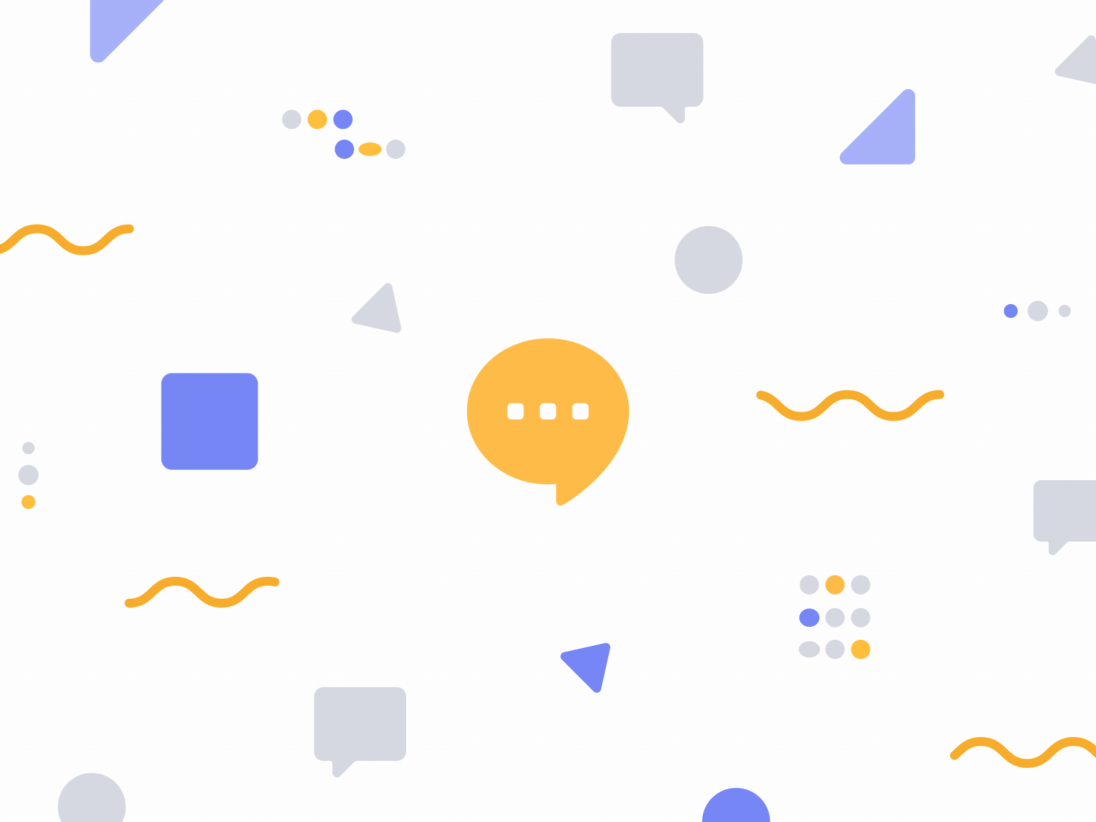 Cute Animated Pattern animated animation background chat cute icon icons loading motion pattern patterns waiting