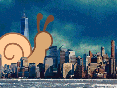 Ghostbusters animation ghostbusters godzilla monster new york snail