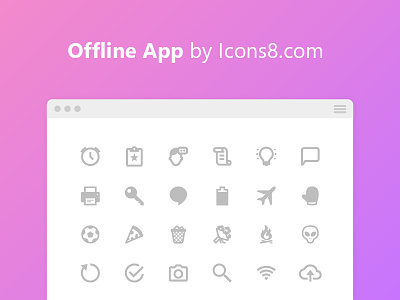 Free Icons8 App free freebie icon icons material offline set ui kit windows