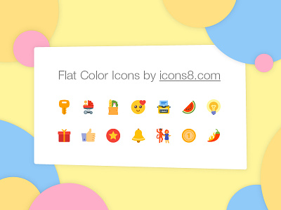 Huge set of 5,400+ flat color icons color flat free freebie icon icons set ui