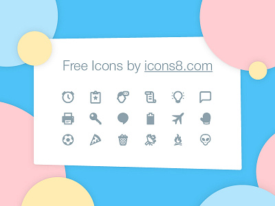 Free icons in 17 styles
