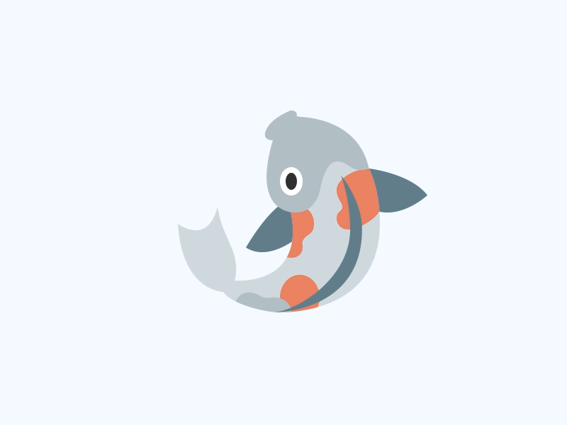 Koi fish animation design flat floating gif japan japanese koi koi fish motion swimming