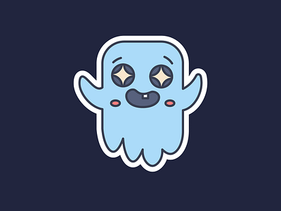 Boo! boo excited free freebie ghost halloween happy icon icons illustration sticker trick or treat