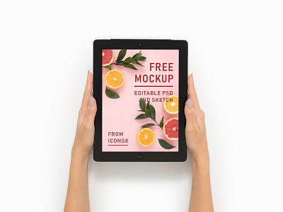 Free Mockup - iPad 12.9''