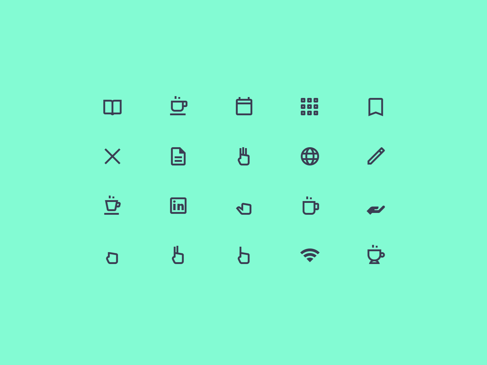 Animated Material Icons animated animation design flat icon iconography icons material material design mograph motion set