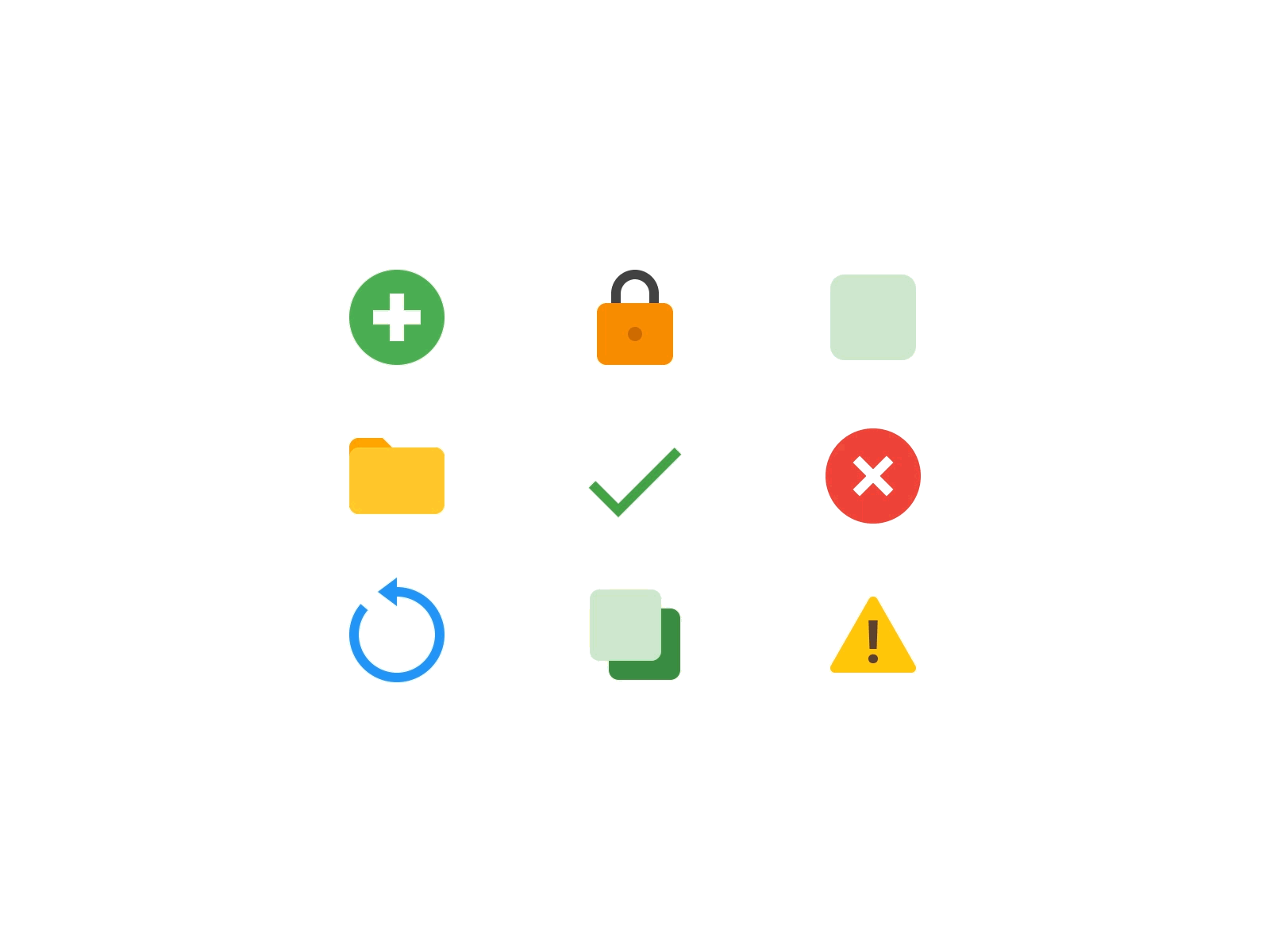 Essentials add animated animation check checkbox folder icon icons lock mograph motion warning