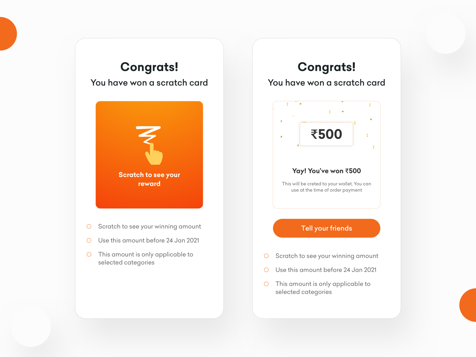 Scratch Card By Pramodha Krishna Dribbble