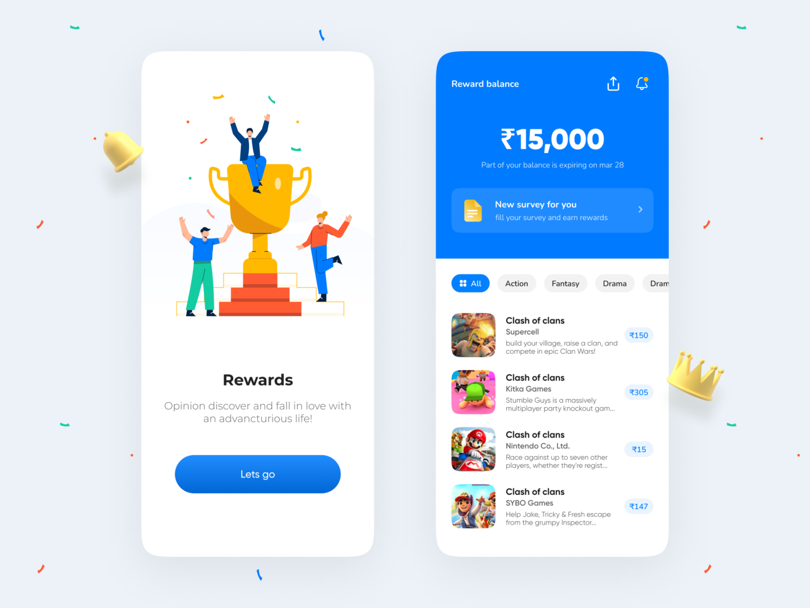 Earn Rewards - Mobile Application. By Gaurav Jamini On Dribbble