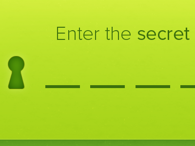 Secret Password