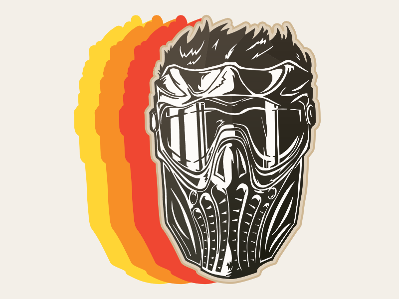 Paintball Mask by Kylir Horton on Dribbble